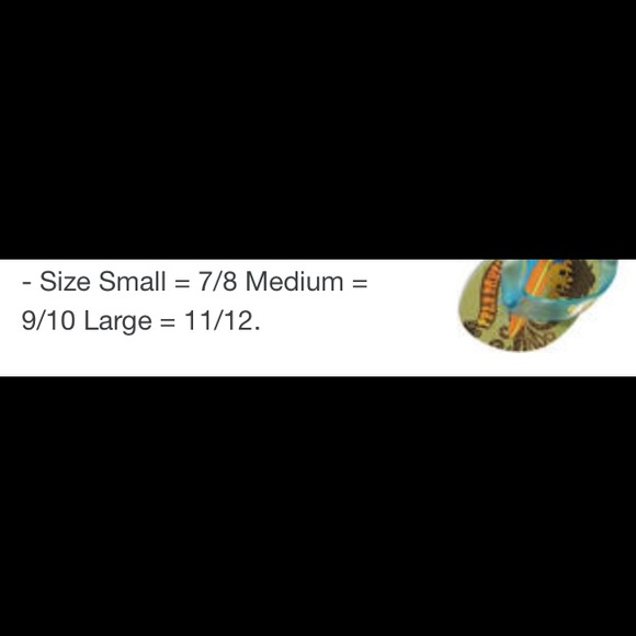 Flip flops Sandals. Boys Size. 11/12  (Large) - Picture 5 of 5